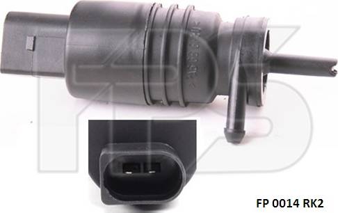 FPS FP 0014 RK2 - Water Pump, window cleaning autospares.lv