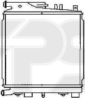 FPS FP 14 A866-X - Radiator, engine cooling autospares.lv