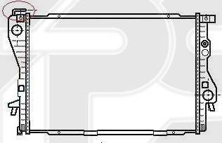 FPS FP 14 A862-X - Radiator, engine cooling autospares.lv