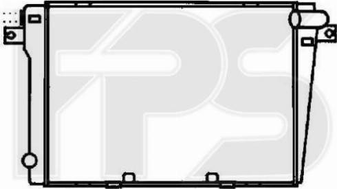 FPS FP 14 A886-X - Radiator, engine cooling autospares.lv