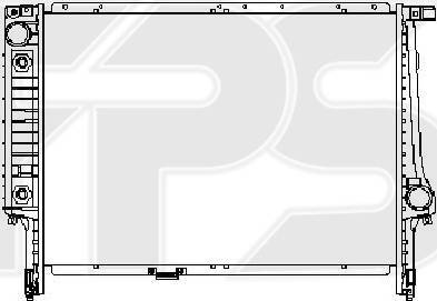 FPS FP 14 A23 - Radiator, engine cooling autospares.lv