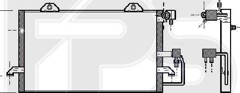 FPS FP 12 K181 - Condenser, air conditioning autospares.lv