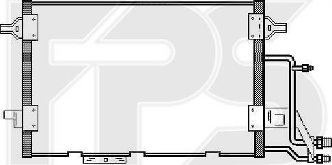 FPS FP 12 K207 - Condenser, air conditioning autospares.lv