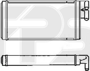 FPS FP 12 N59 - Heat Exchanger, interior heating autospares.lv