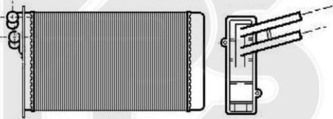 FPS FP 12 N60 - Heat Exchanger, interior heating autospares.lv