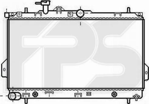 FPS FP 32 A661-X - Radiator, engine cooling autospares.lv