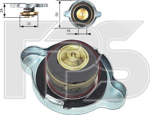 FPS FP 29 R06 - Sealing Cap, radiator autospares.lv