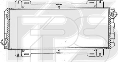 FPS FP 28 A151 - Radiator, engine cooling autospares.lv