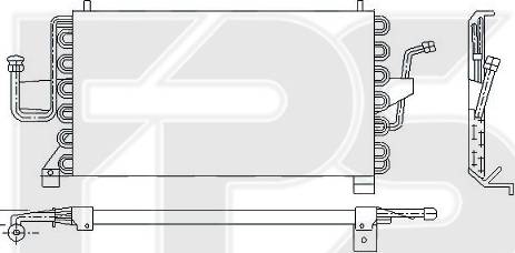 FPS FP 28 K66 - Condenser, air conditioning autospares.lv