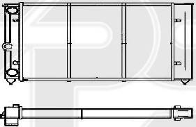 FPS FP 74 A445 - Radiator, engine cooling autospares.lv