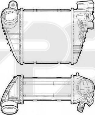 FPS FP 74 T65-X - Intercooler, charger autospares.lv