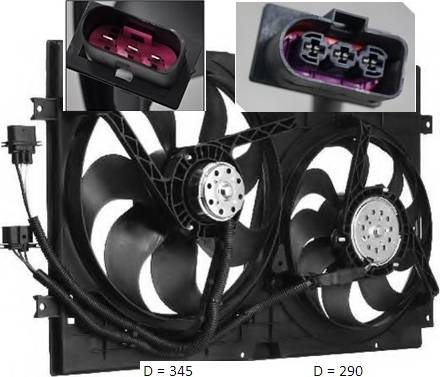 FPS FP 74 W08 - Fan, radiator autospares.lv