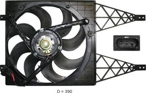 FPS FP 74 W163 - Fan, radiator autospares.lv