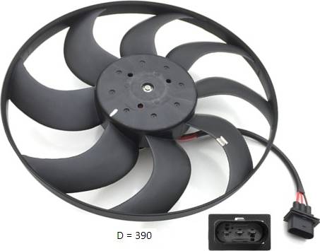 FPS FP 74 W367 - Fan, radiator autospares.lv
