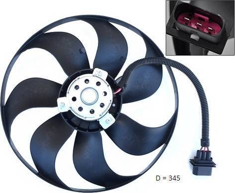 FPS FP 74 W84 - Fan, radiator autospares.lv