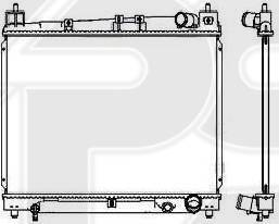 FPS FP 70 A533 - Radiator, engine cooling autospares.lv