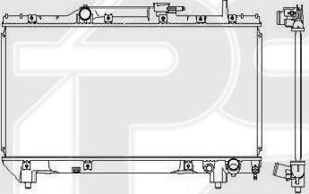 FPS FP 70 A520 - Radiator, engine cooling autospares.lv