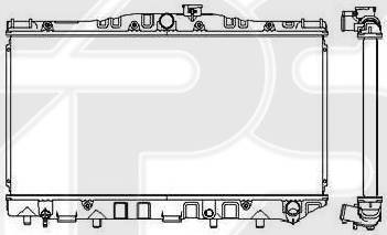 FPS FP 70 A1176 - Radiator, engine cooling autospares.lv