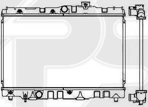 FPS FP 70 A1173 - Radiator, engine cooling autospares.lv