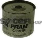 FRAM C1191PL - Fuel filter autospares.lv