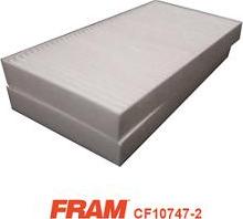 FRAM CF10747-2 - Filter, interior air autospares.lv