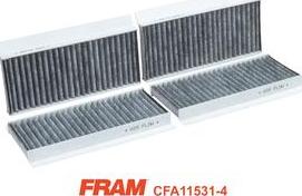 FRAM CFA11531-4 - Filter, interior air autospares.lv