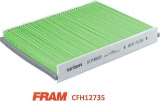 FRAM CFH12712 - Filter, interior air autospares.lv