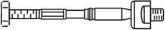 FRAP F3189 - Inner Tie Rod, Axle Joint autospares.lv