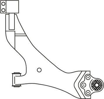 FRAP F3851 - Track Control Arm autospares.lv