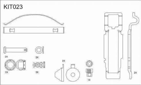 FRAS-LE PD/172-K23_HD PRO - Brake Pad Set, disc brake autospares.lv