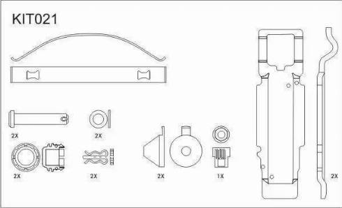 FRAS-LE PD/116-K21_HD PRO - Brake Pad Set, disc brake autospares.lv