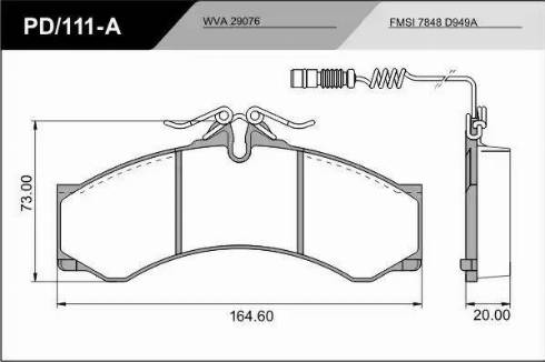 Ferodo FSL1879 - Brake Pad Set, disc brake autospares.lv