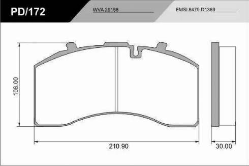 FTE BL2212A1 - Brake Pad Set, disc brake autospares.lv