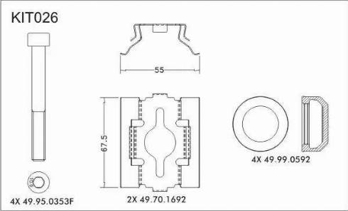 FRAS-LE PD/208-K26_CV Advanced - Brake Pad Set, disc brake autospares.lv