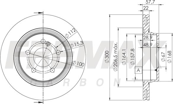 FREMAX BD-6468 - Brake Disc autospares.lv