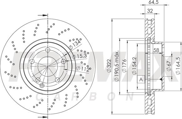 FREMAX BD-6472 - Brake Disc autospares.lv