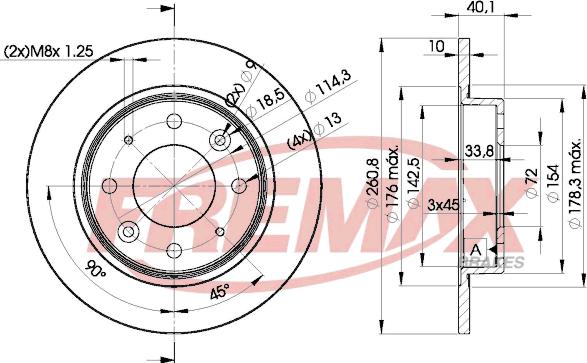 FREMAX BD-6251 - Brake Disc autospares.lv