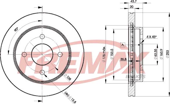 FREMAX BD-6786 - Brake Disc autospares.lv