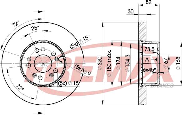 FREMAX BD-0912 - Brake Disc autospares.lv