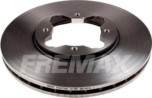 FREMAX BD-0837 - Brake Disc autospares.lv