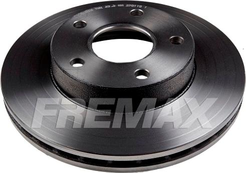 FREMAX BD-8109 - Brake Disc autospares.lv