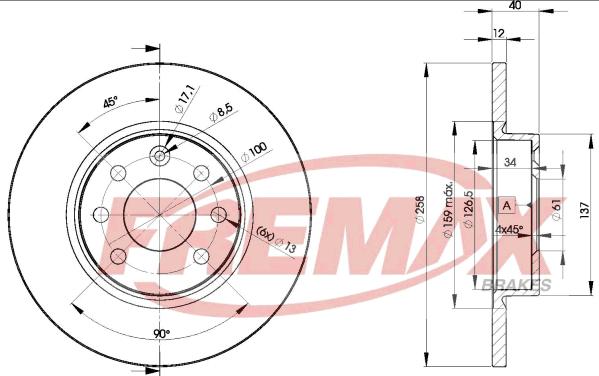 FREMAX BD-2947 - Brake Disc autospares.lv