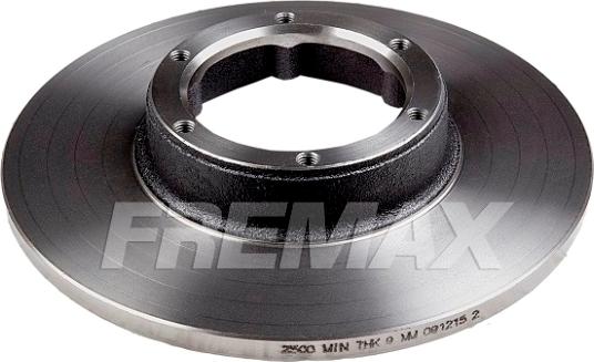 FREMAX BD-2500 - Brake Disc autospares.lv