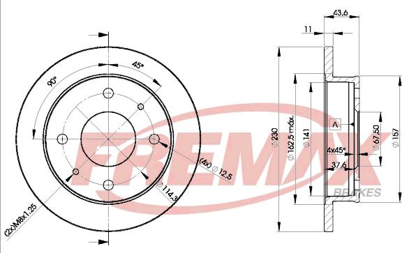 FREMAX BD-2000 - Brake Disc autospares.lv