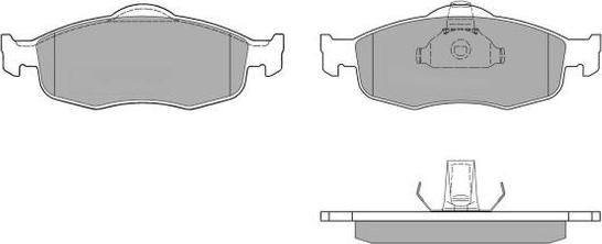 FREMAX FBP-0906 - Brake Pad Set, disc brake autospares.lv