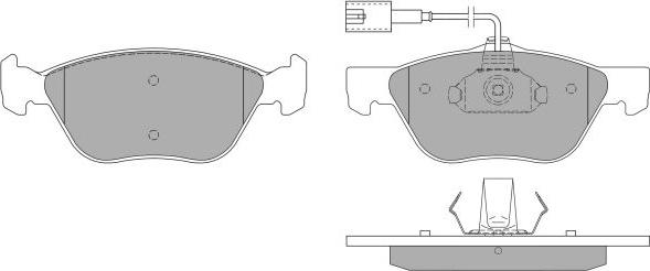 FREMAX FBP-0972-01 - Brake Pad Set, disc brake autospares.lv