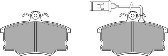 FREMAX FBP-0581 - Brake Pad Set, disc brake autospares.lv