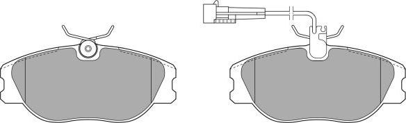 FREMAX FBP-0582-01 - Brake Pad Set, disc brake autospares.lv