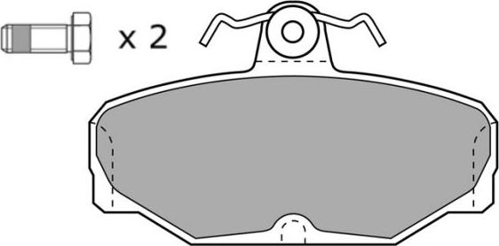 FREMAX FBP-0526 - Brake Pad Set, disc brake autospares.lv