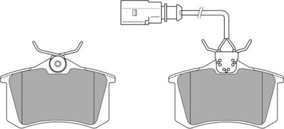 FREMAX FBP-0572 - Brake Pad Set, disc brake autospares.lv